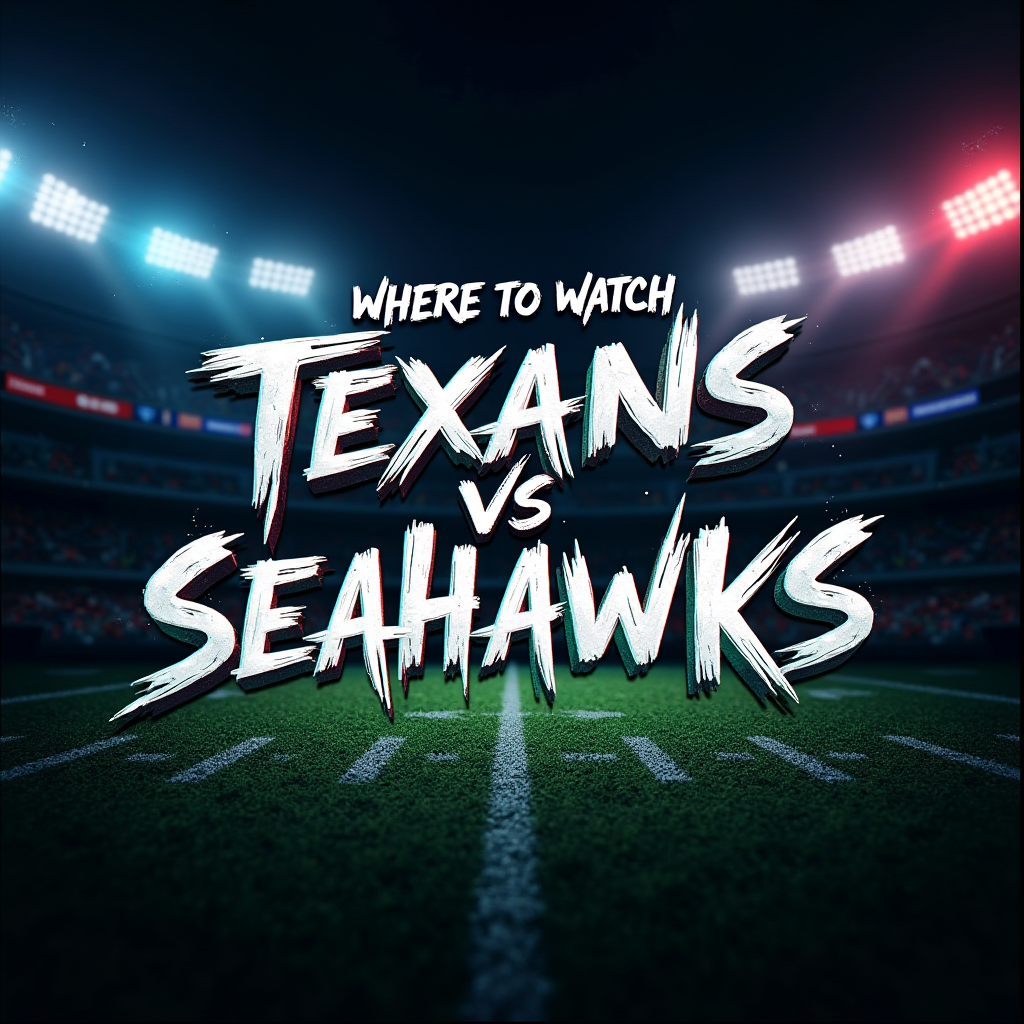 where to watch texans vs seahawks