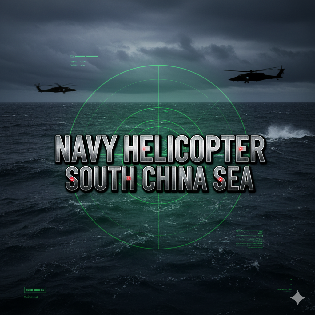 navy helicopter south china sea