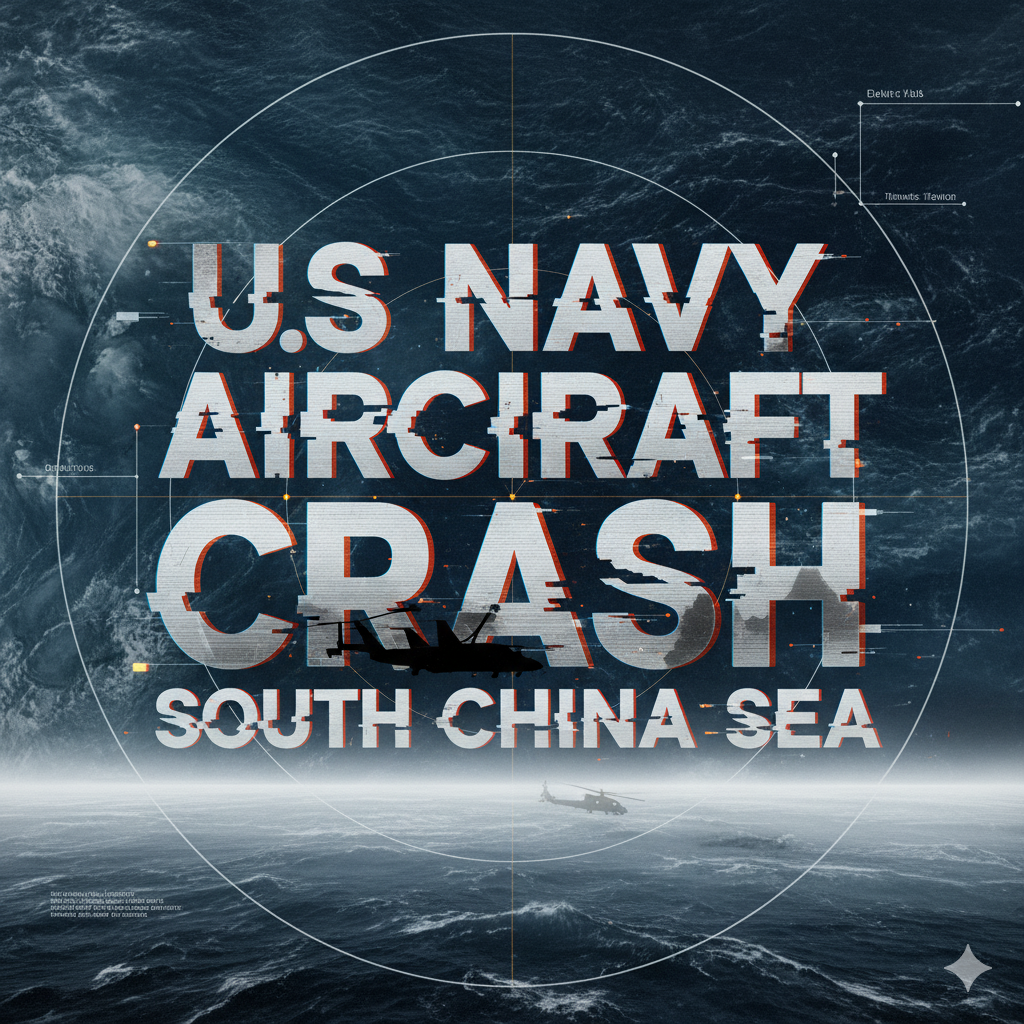 us navy aircraft crash south china sea