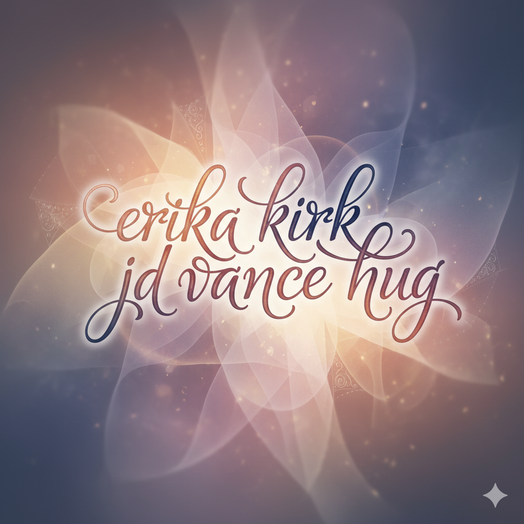 erika kirk jd vance hug