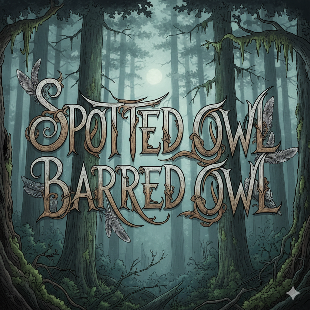 spotted owl barred owl