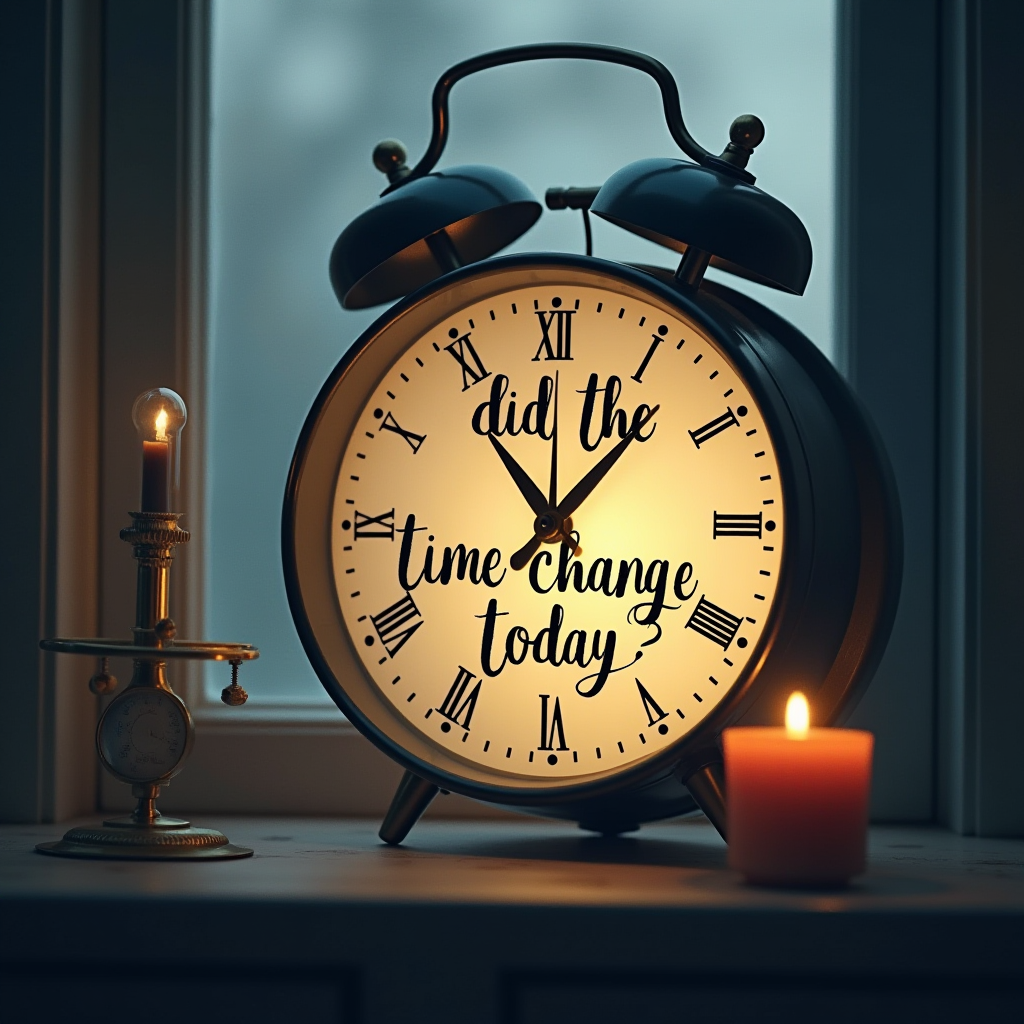 did the time change today
